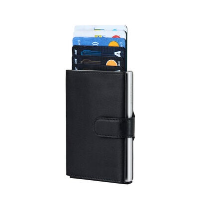 Alufit Slide-Up Wallet in the color Black.
